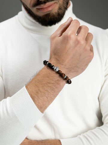 GT Collection Armband 'Wildcat King' in Braun: Vorderseite