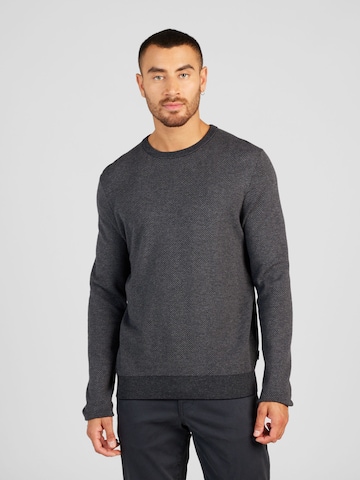 Pull-over bugatti en gris : devant