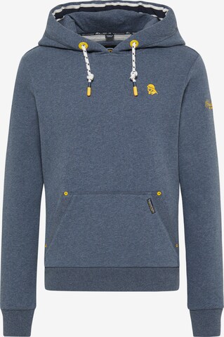 Sweat-shirt Schmuddelwedda en bleu : devant