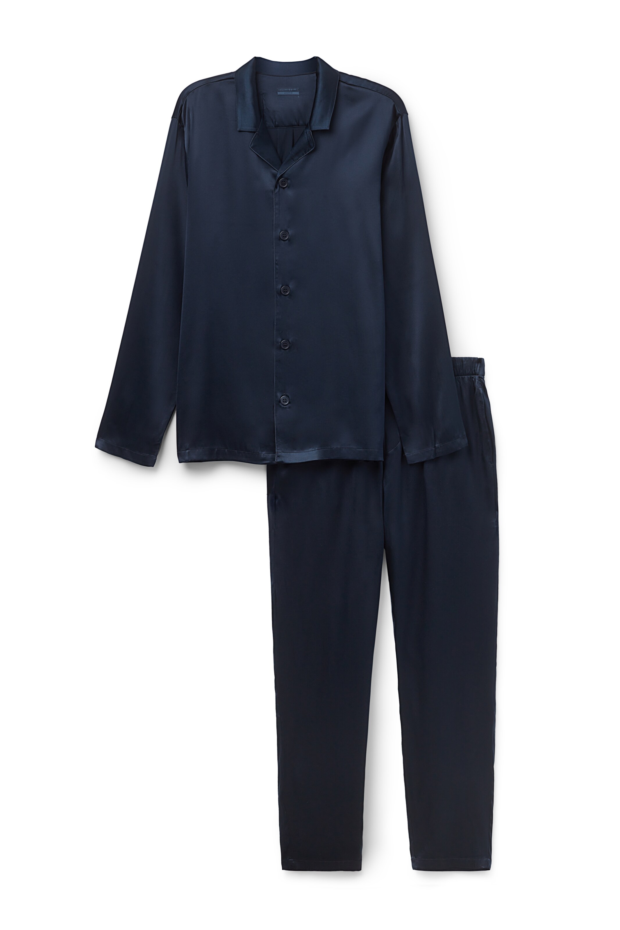 IUMAN Intimissimi Uomo Pyjama in Blau: Vorderseite