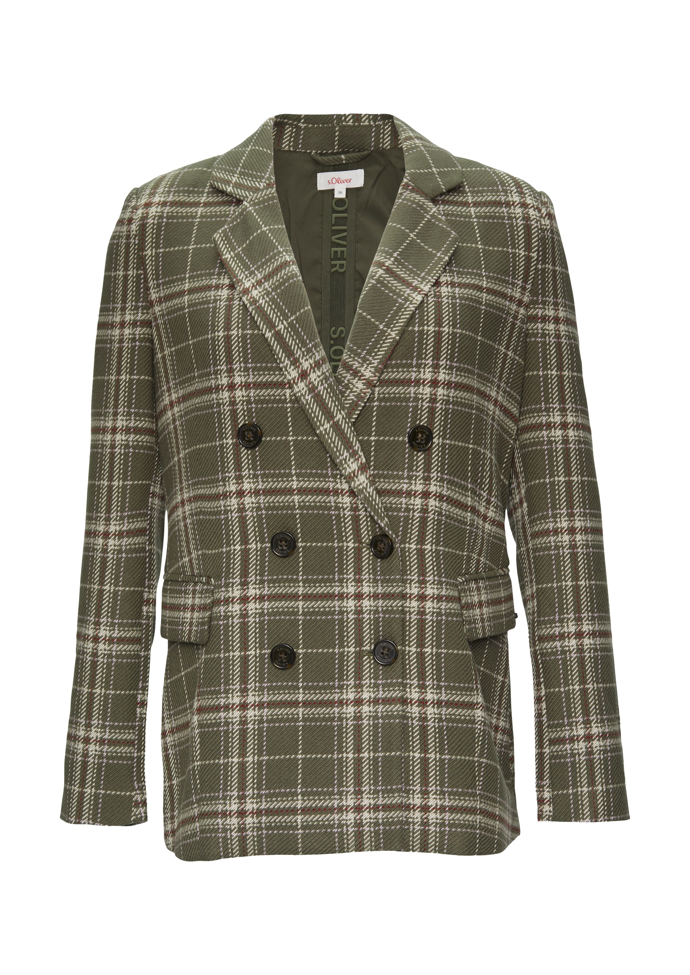 s.Oliver Blazers in Groen: voorkant