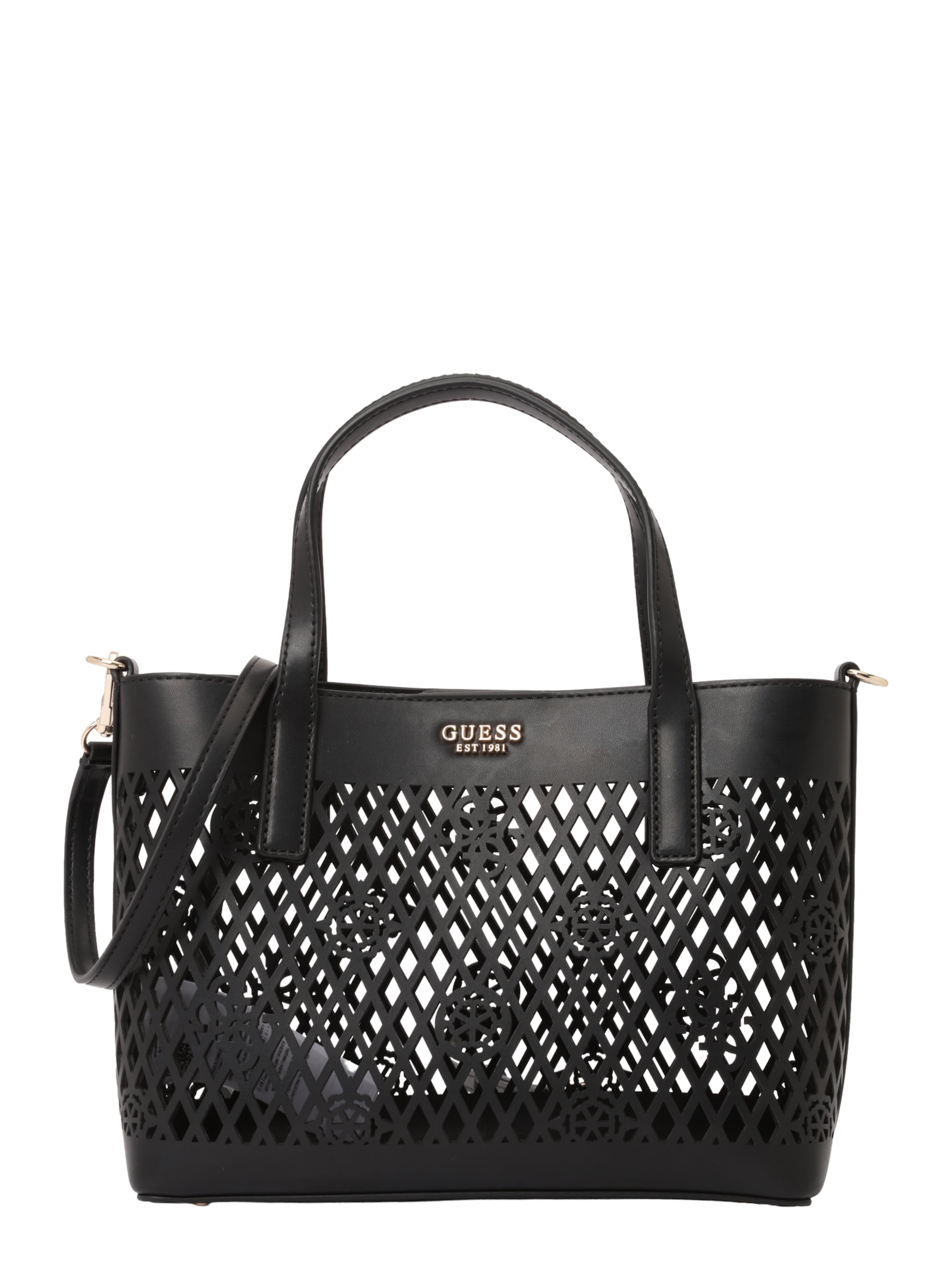 GUESSRučna torbica 'LETTY' - crna boja