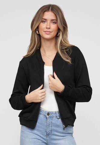 Cloud5ive Tussenjas in Zwart: voorkant