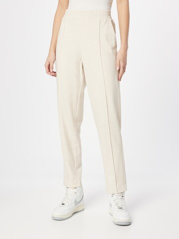 Coupe slim Pantalon Someday en beige : devant