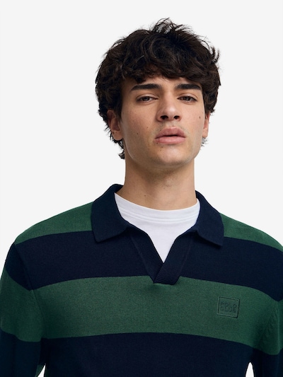 Polo Club Sweater in Navy / Green, Item view