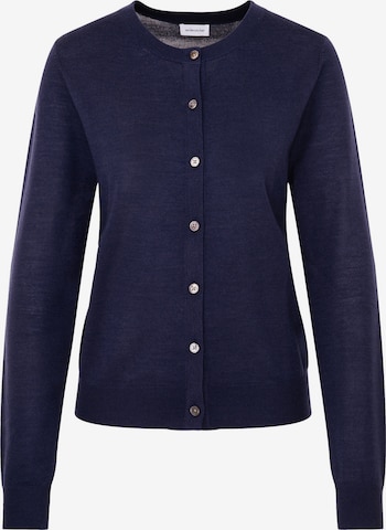 SEIDENSTICKER Gebreid vest 'The Knits' in Blauw: voorkant