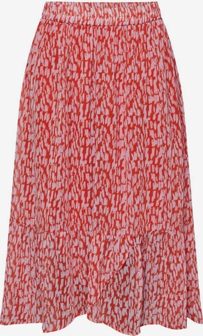 PIECES Skirt 'JIO' in Red: front