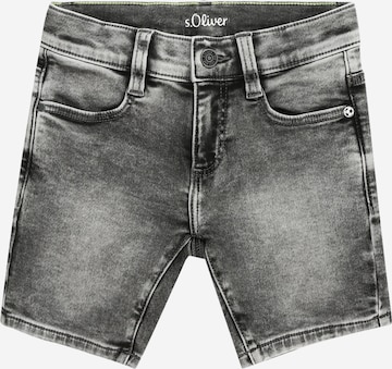 s.Oliver Slimfit Jeans 'Brad' i grå: framsida