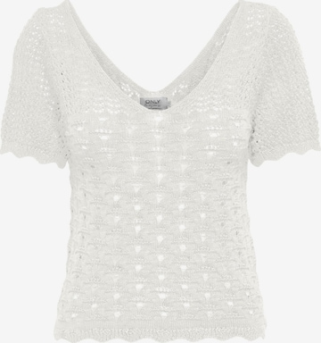 Pull-over 'Becca' ONLY en blanc : devant