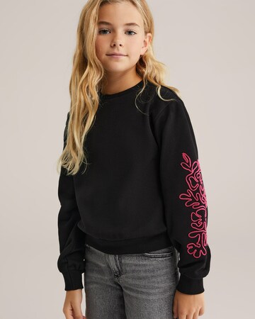 Felpa di WE Fashion in nero: frontale