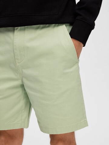 SELECTED HOMME Normální Chino kalhoty – zelená
