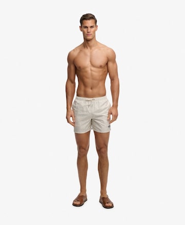 Superdry & Co Board Shorts in Beige