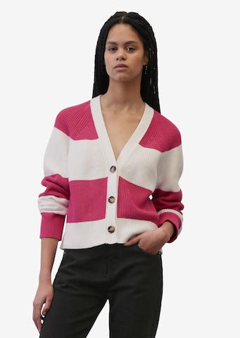 Marc O'Polo DENIM Knit Cardigan in Pink: front