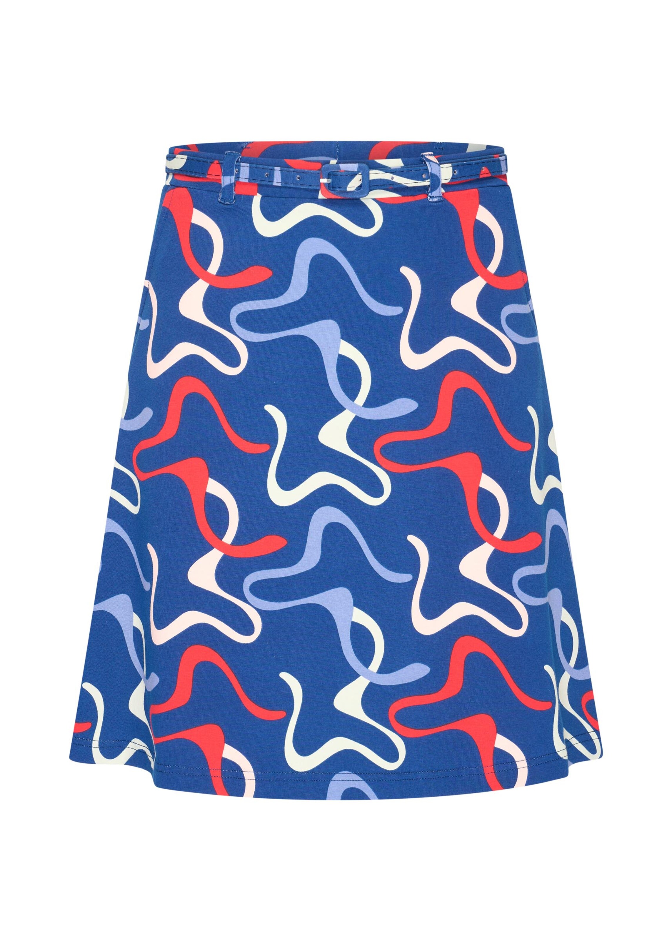 4funkyflavours Skirt 'Let's Go Crazy' in Blue: front