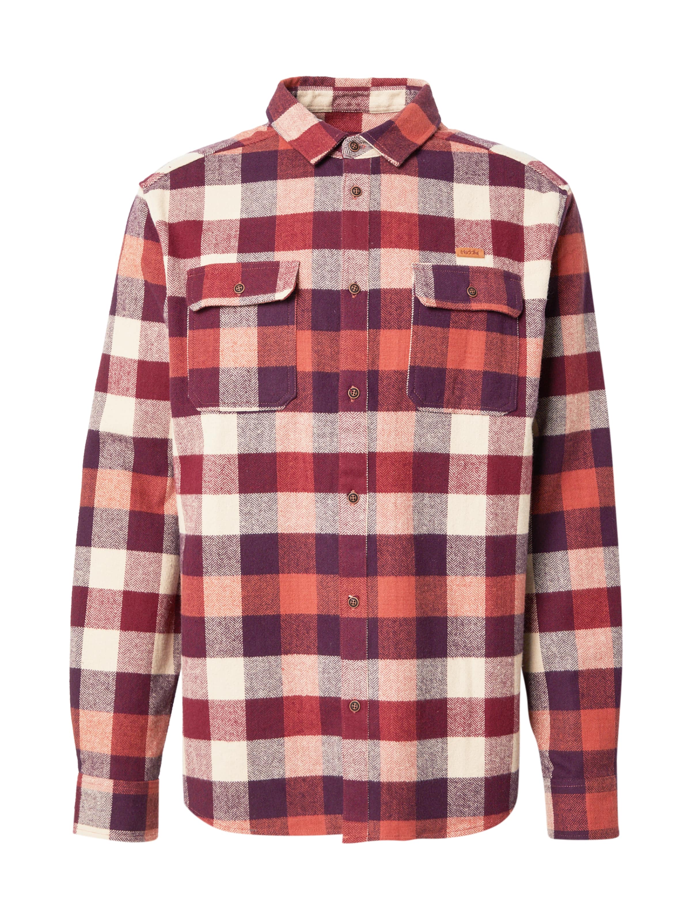 Coupe regular Chemise 'Lumber Fella' Iriedaily en rouge : devant