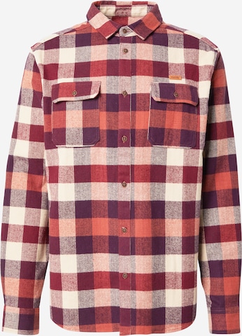 raudona Iriedaily Standartinis modelis Marškiniai 'Lumber Fella': priekis