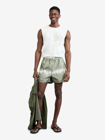 Desigual - Bermudas en verde