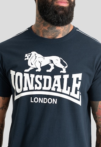 Lonsdale London Koszulka 'Ruislip' w kolorze niebieski