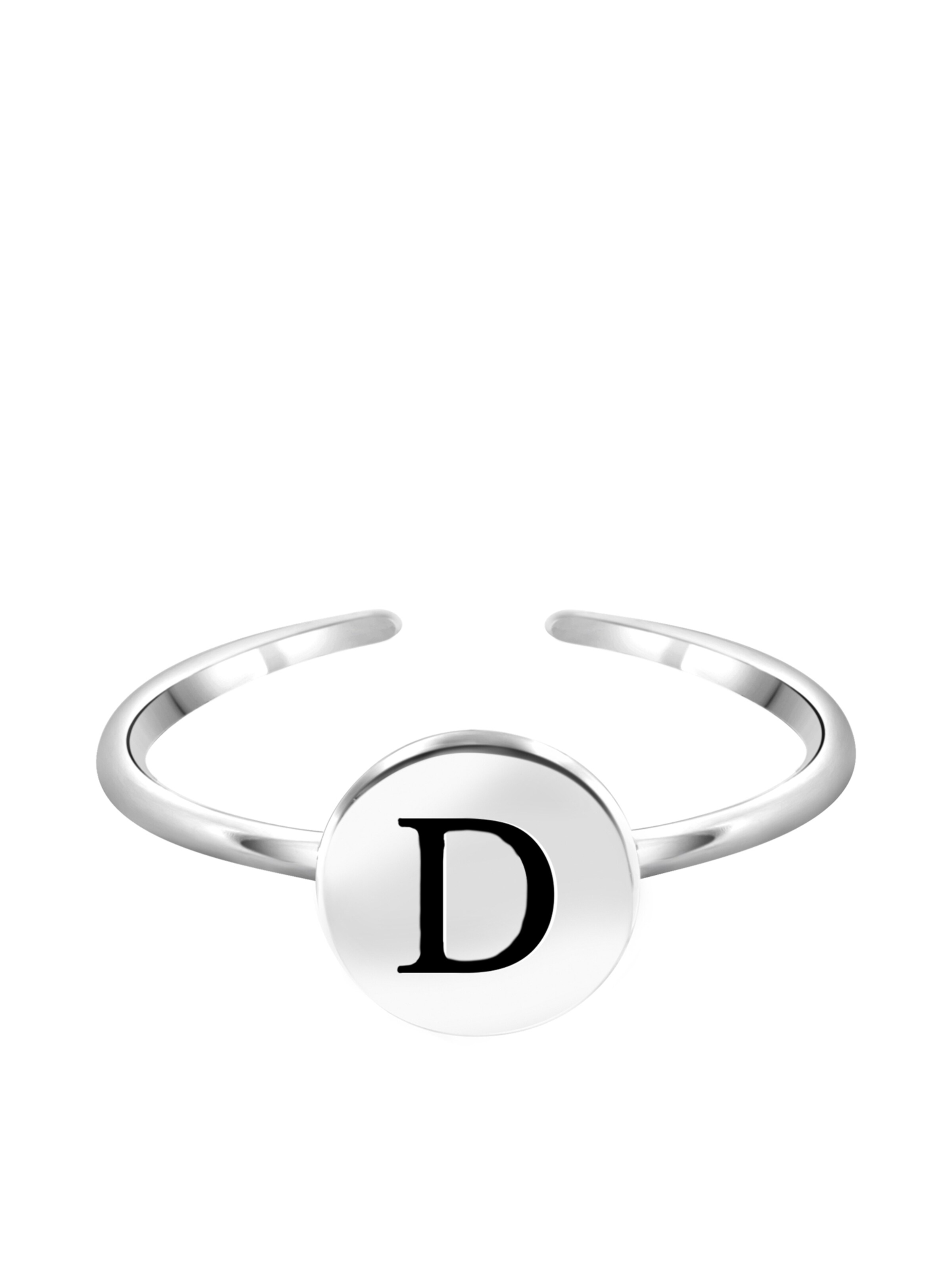 Bague Lucardi en argent : devant