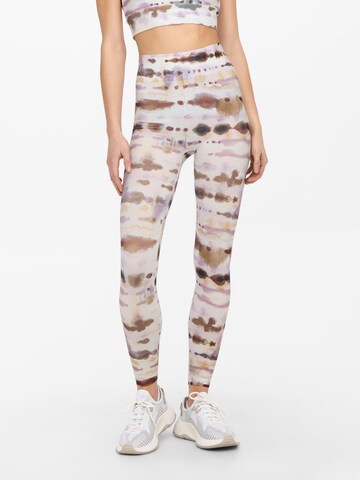 ONLY PLAY Skinny Workout Pants 'Jia' in Beige