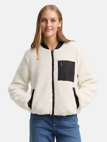 TOM TAILOR DENIM Winterjacke in Weiß: Vorderseite