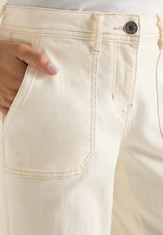 CECIL Wide Leg Jeans in Beige