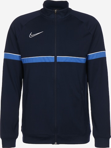 NIKE Sportjacke 'Academy' in Blau: Vorderseite