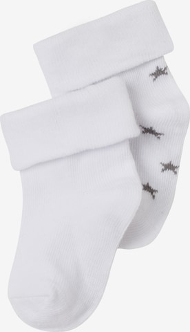 Noppies Socks 'Levi' in White: front