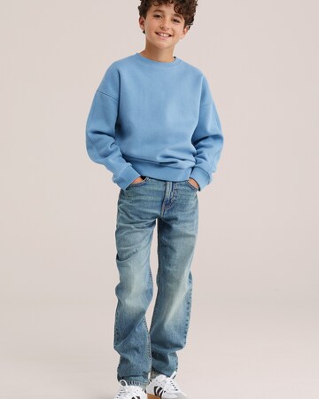 WE Fashion Štandardný strih Džínsy - Modrá