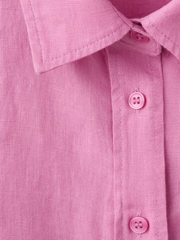 MANGO - Blusa en rosa