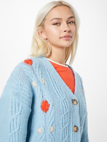 NUÉ NOTES Cardigan 'Murray' i blå