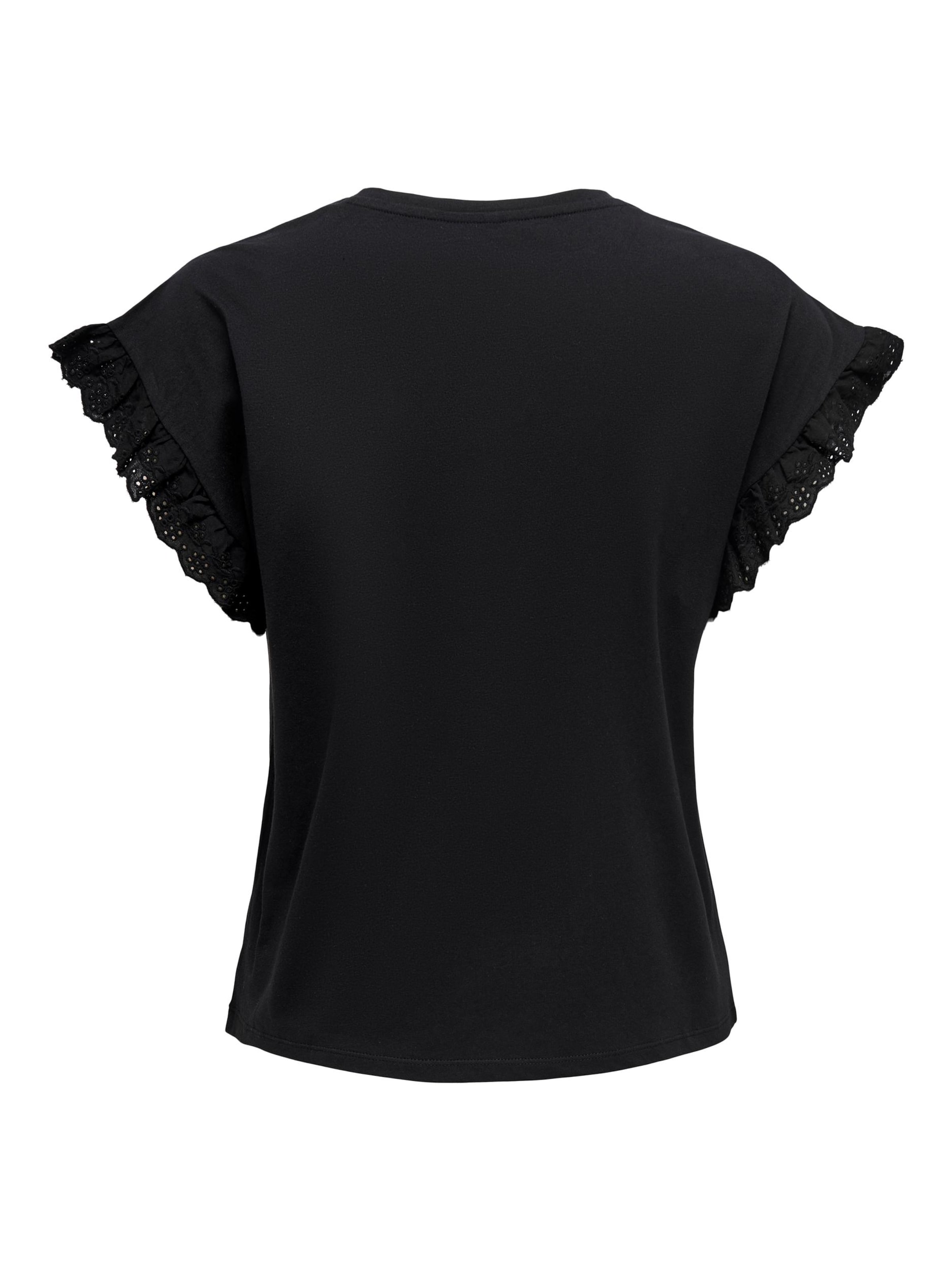 ONLY Koszulka 'ONLIris' w kolorze czarny: przód