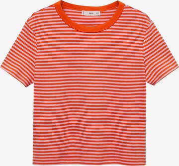 MANGO T-Shirt 'Boxy' in Rot: predná strana