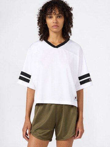Tricou de la Champion Authentic Athletic Apparel pe alb: față