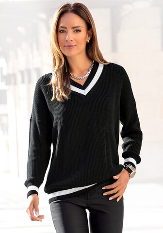 LASCANA Pullover i sort: forside