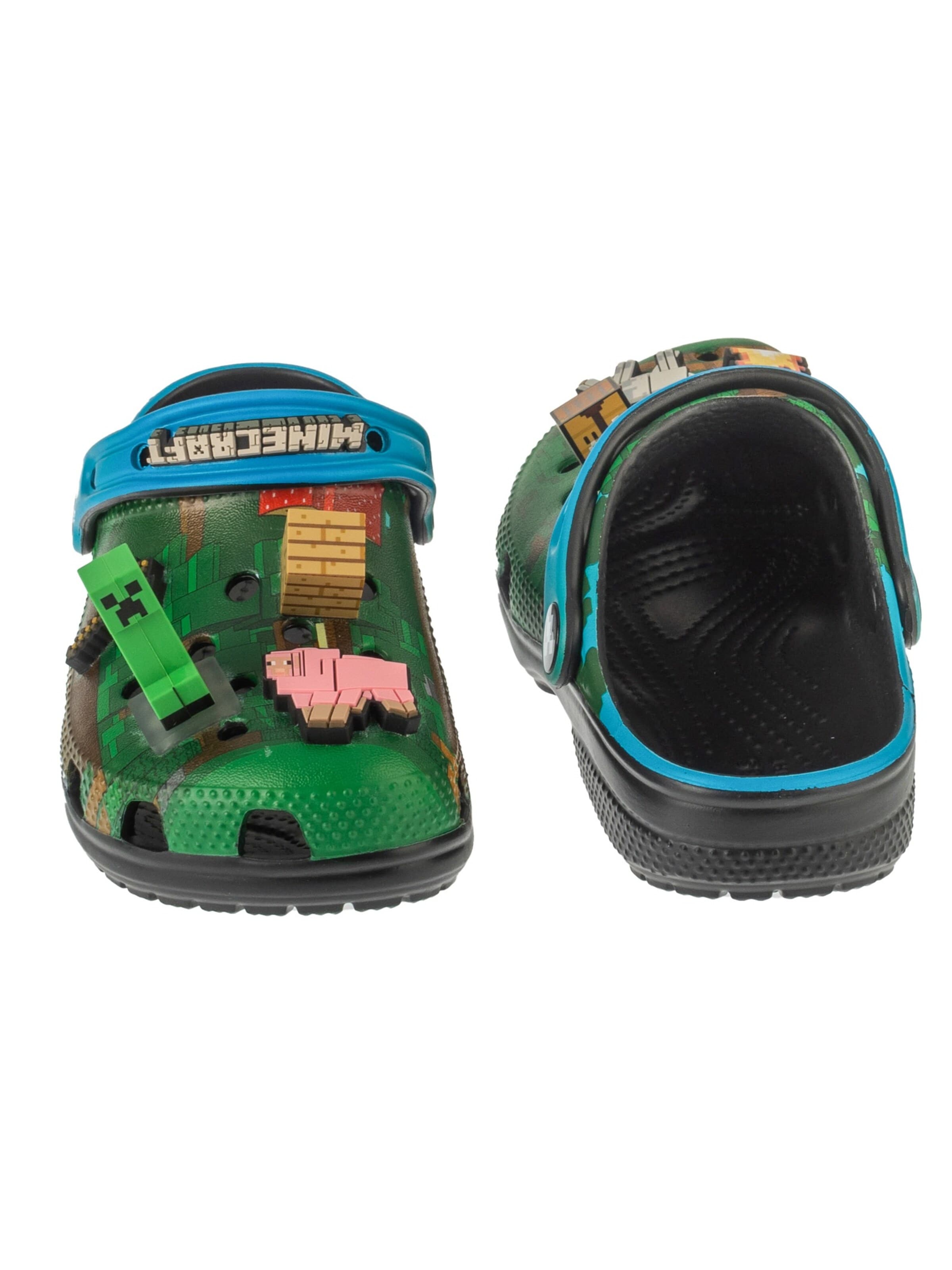 Sandales 'Crocs Classic Minecraft Clog Kids' Crocs en vert