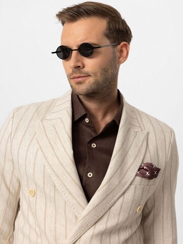 Coupe regular Veste de costume Antioch en gris
