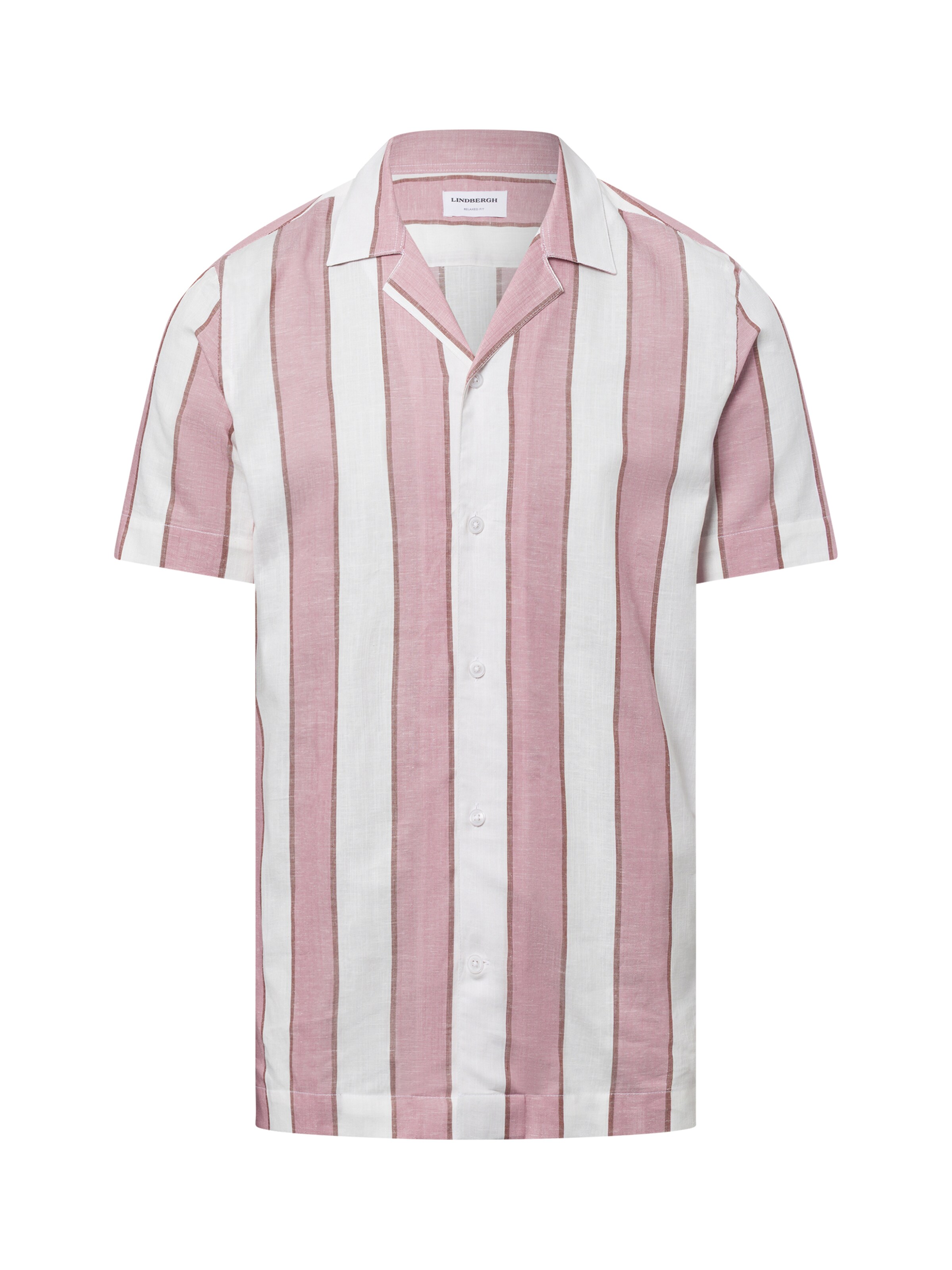 Lindbergh Regular Fit Hemd in Pink: Vorderseite