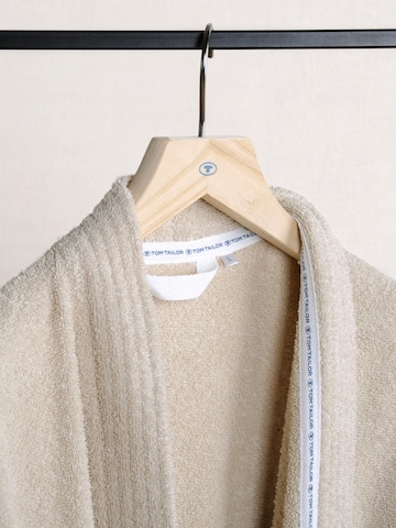 TOM TAILOR Bademantel lang in Beige