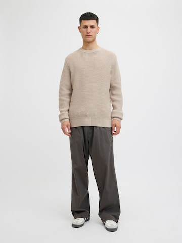 JACK & JONES Sweater in Beige
