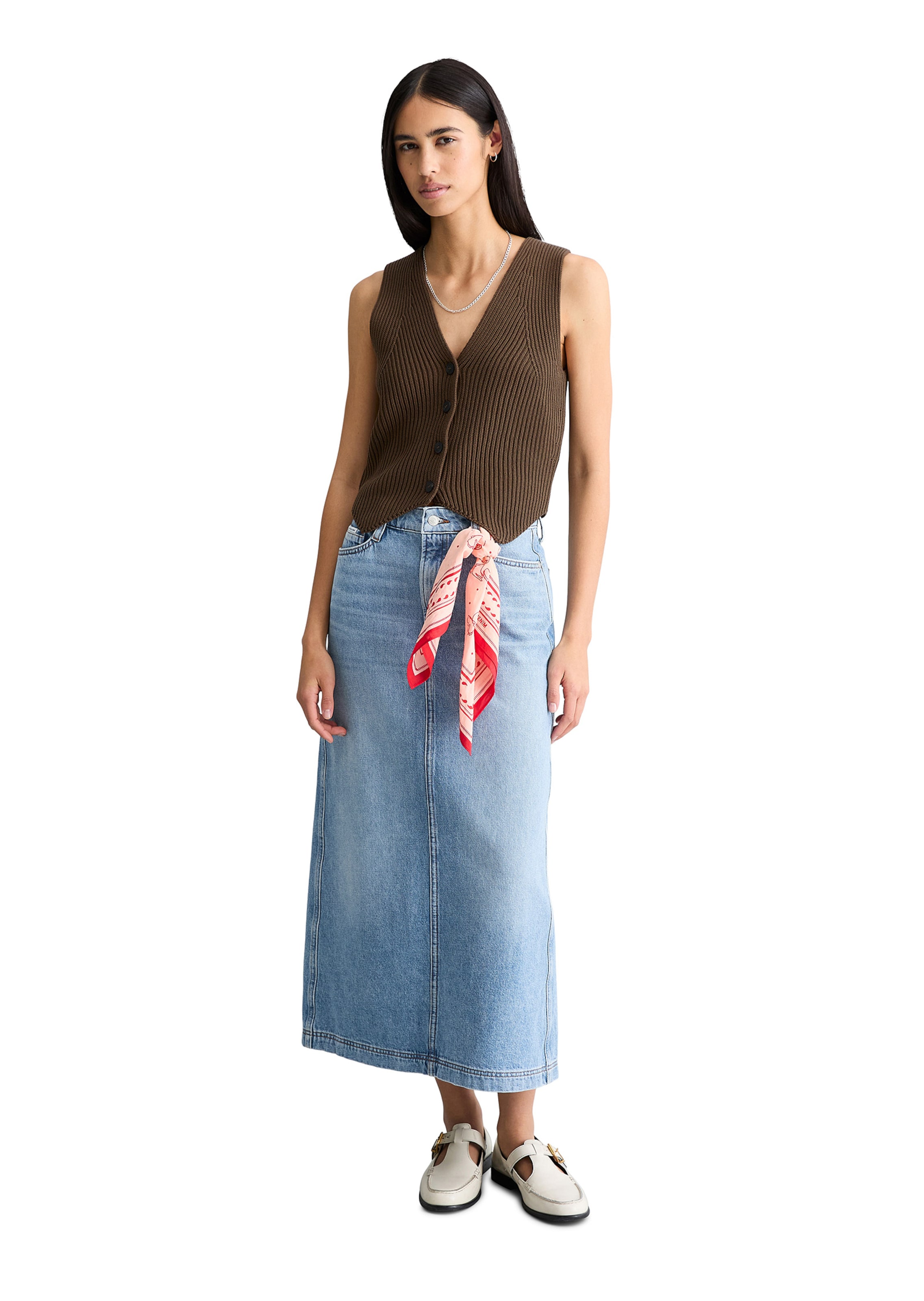 Marc O'Polo DENIM Vest in Brown