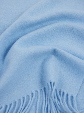 GOBI Cashmere Halsduk 'Unisex Cashmere Fringed Scarf' i blå