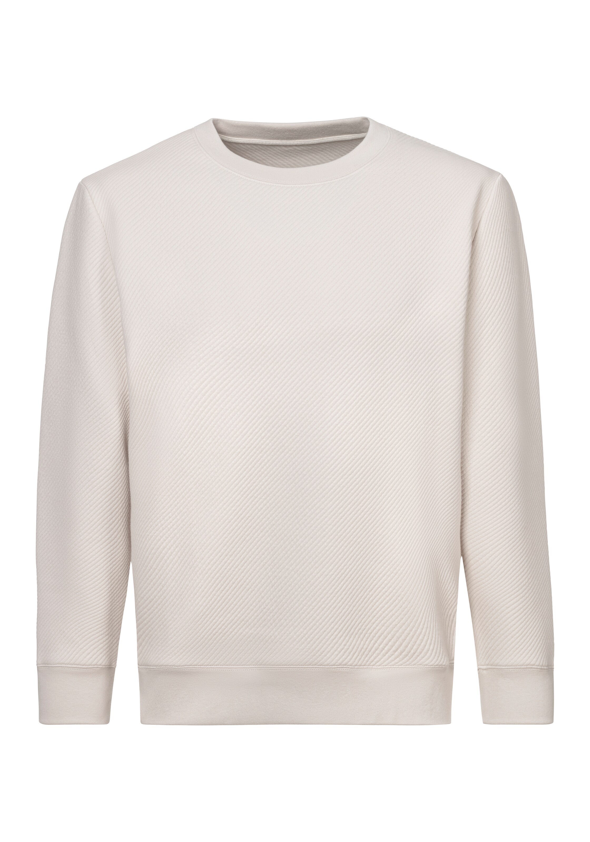 JOHN DEVIN Sweatshirt in Beige: front