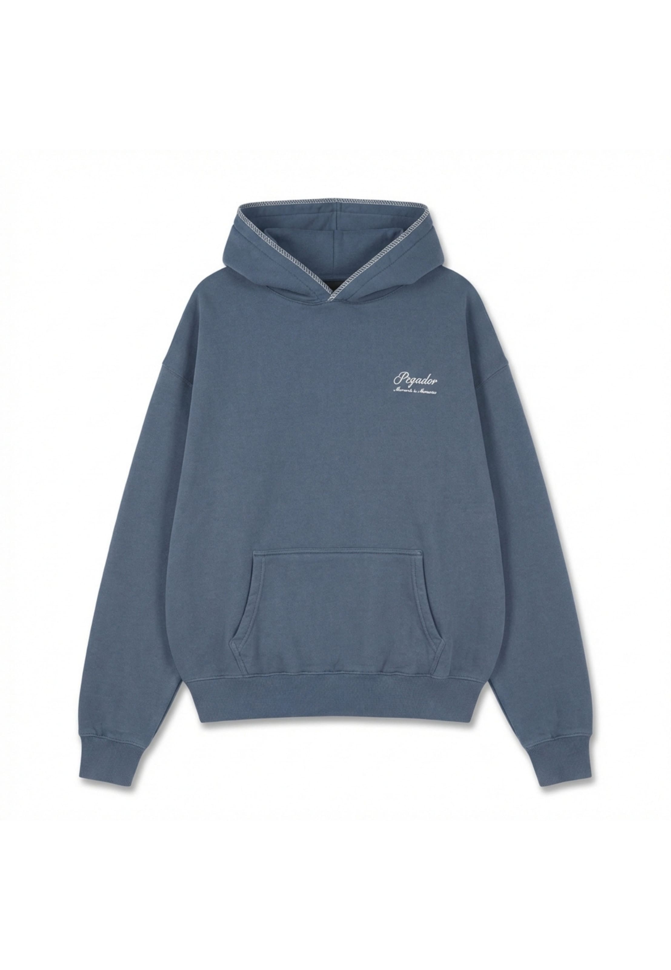 Sweat-shirt 'Morcote' Pegador en bleu : devant