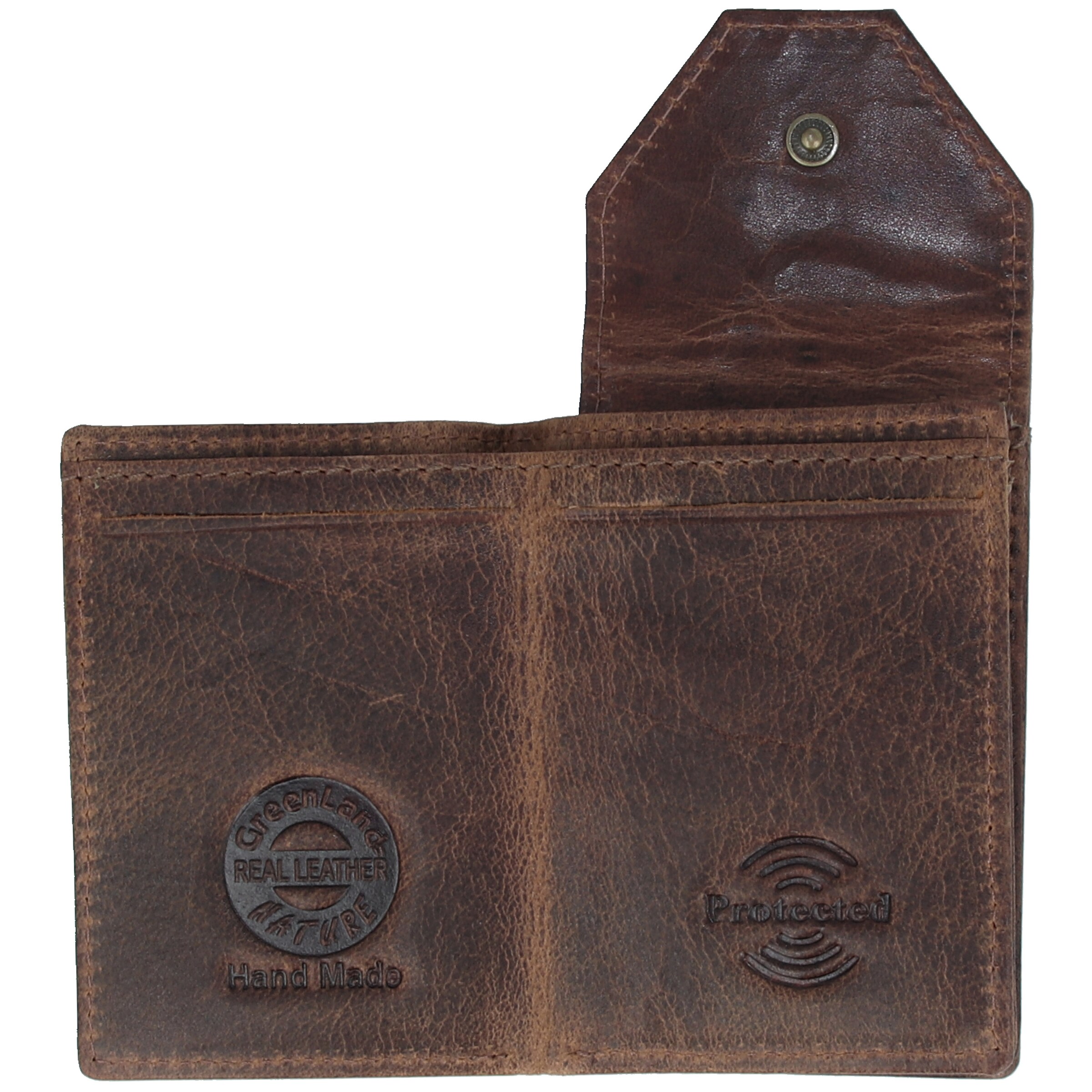 Greenland Nature Portemonnaie 'Montana' in Braun