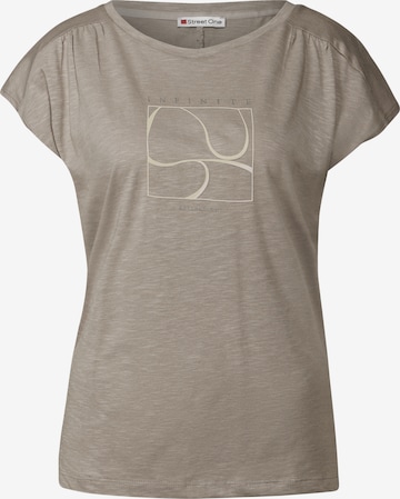 STREET ONE Shirt in Grey: front