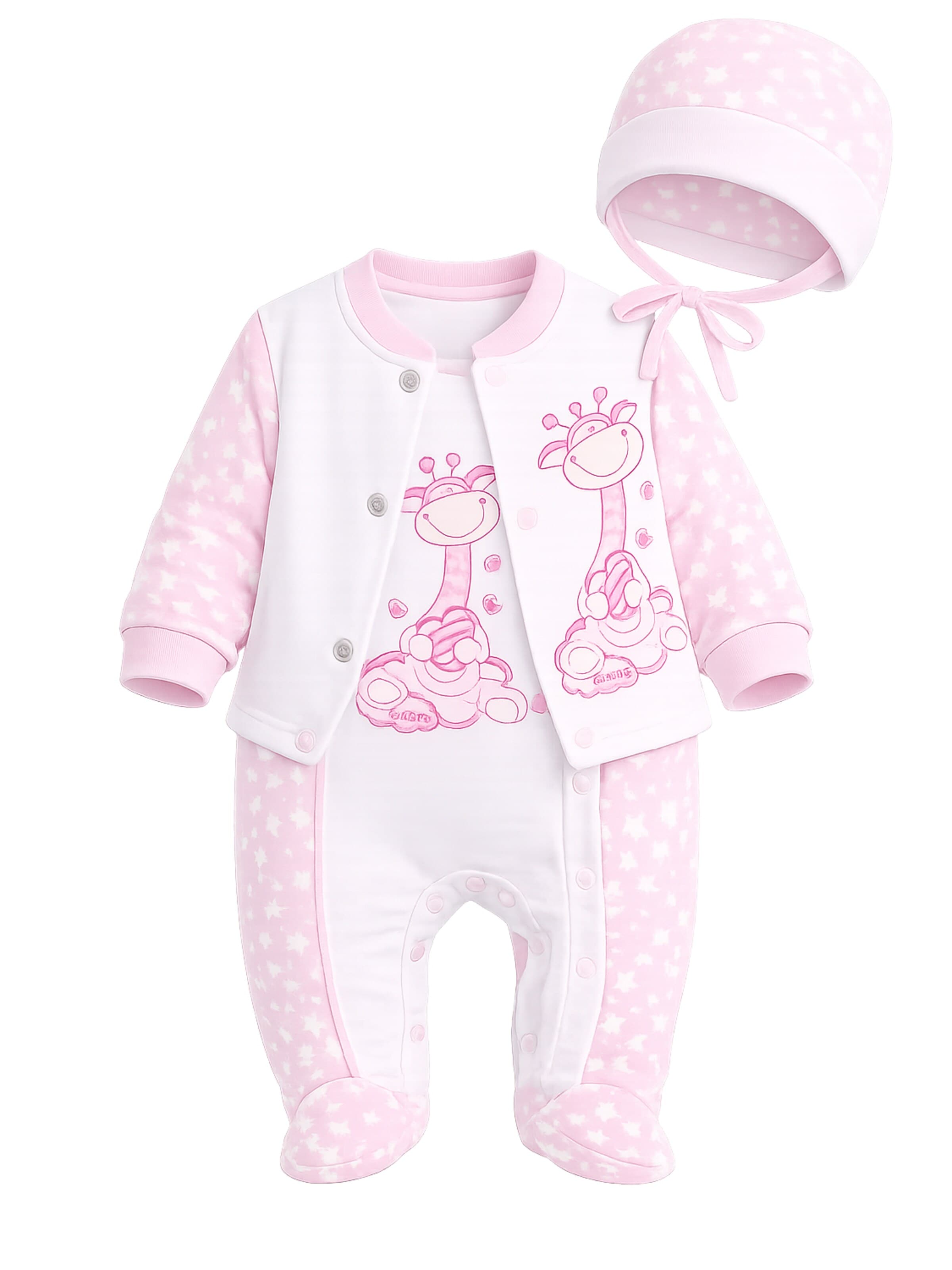 La Bortini Set‌‌‌‌‌‌ in Pink: Vorderseite