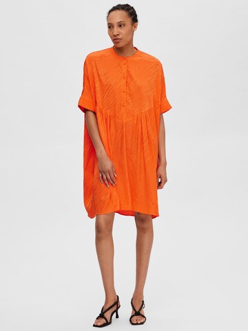 Selected Femme Curve Blousejurk 'Abienne' in Oranje