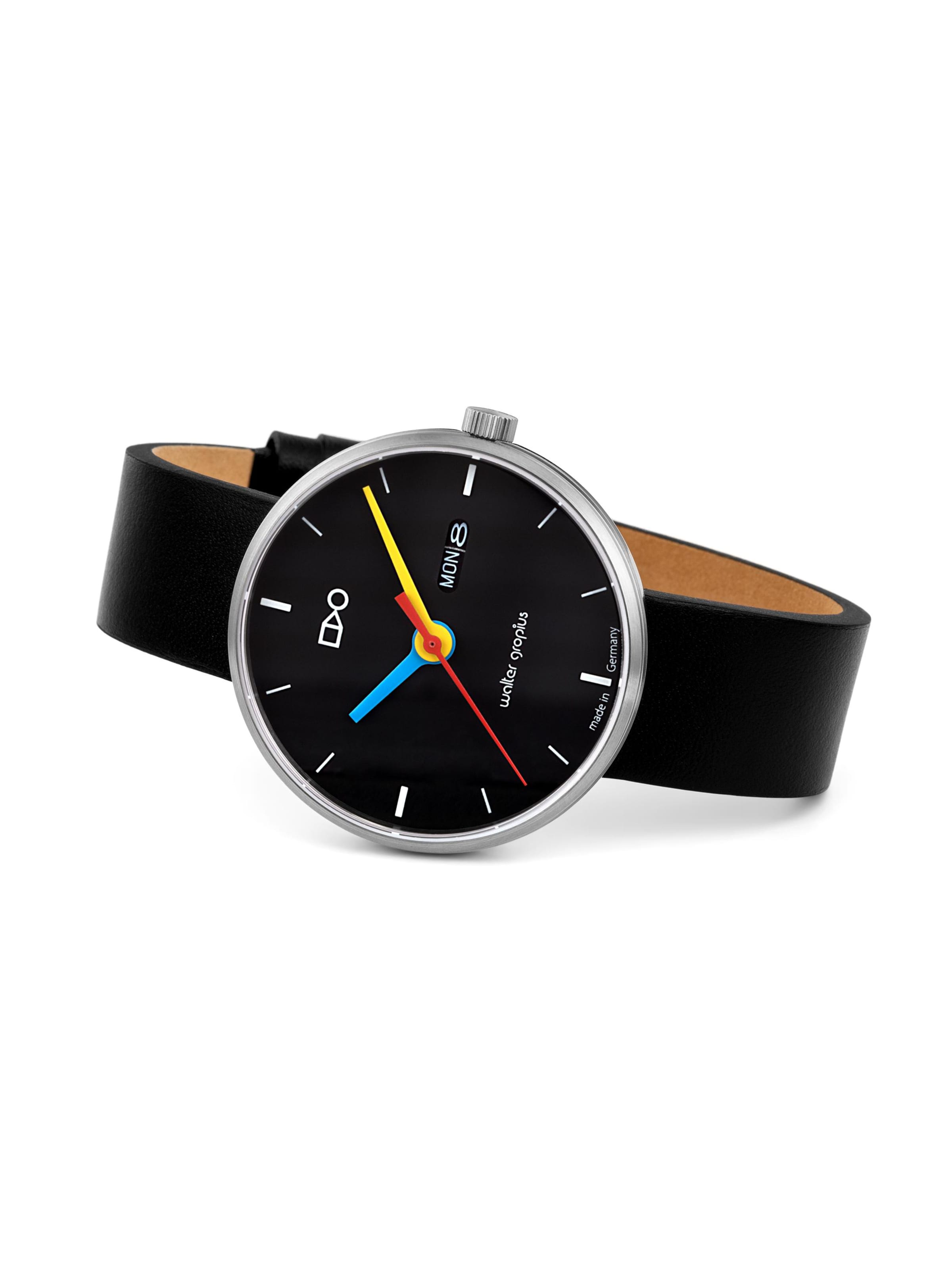 WALTER GROPIUS Analog Watch 'SIMPLEX' in Black