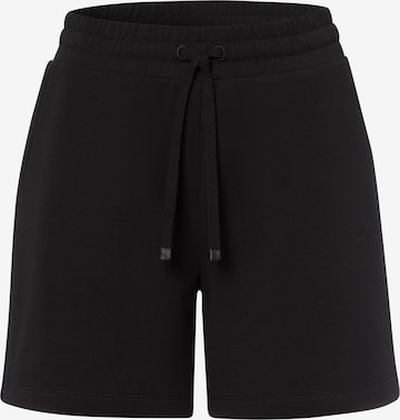 Les Lunes Loosefit Shorts 'Bonnie' in Schwarz: Vorderseite